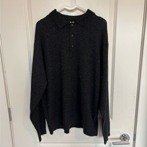 American Eagle - Long Sleeve Wool Polo